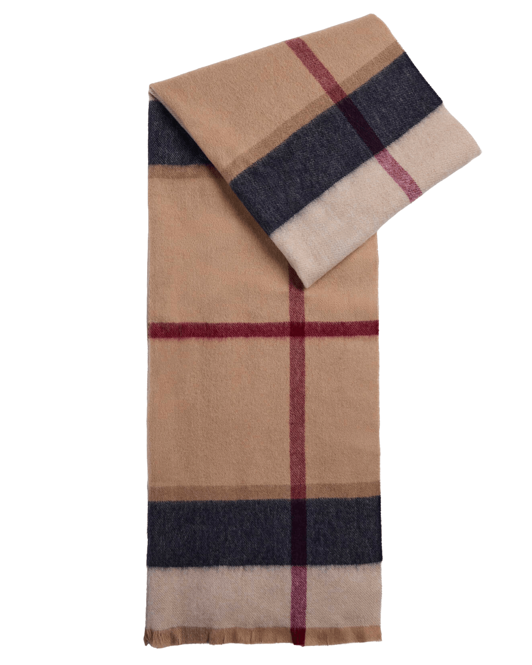 Barbour Scarves ONE Barbour Brown Rosefield Tartan Scarf