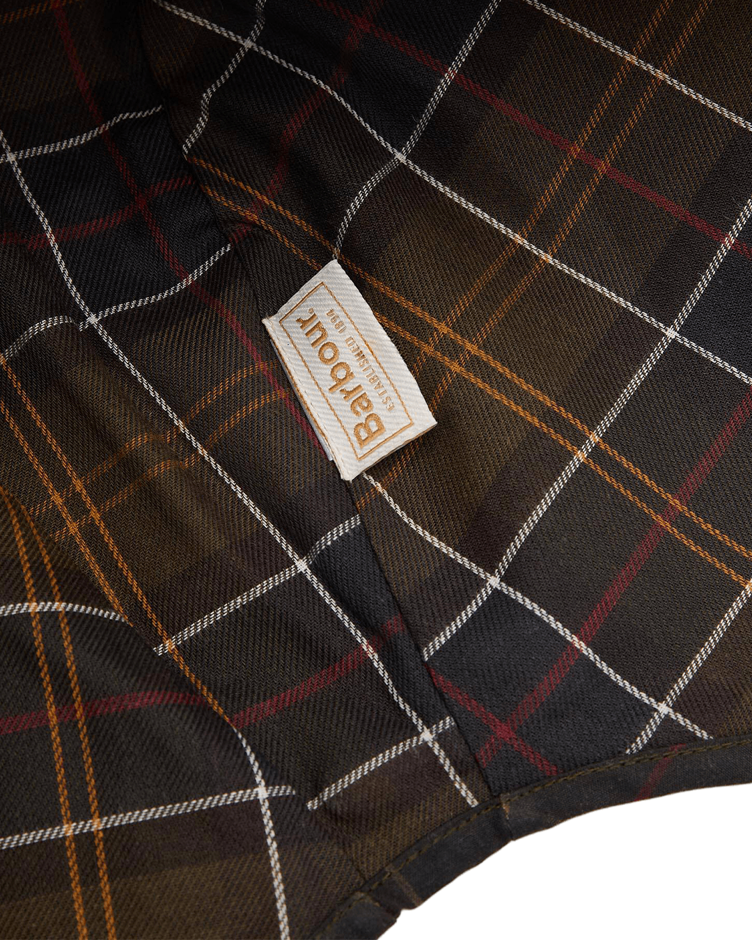 Barbour Scarves ONE Barbour Green Barbour Arlene Wax Tie Headscarf Tn11 Classic Tartan