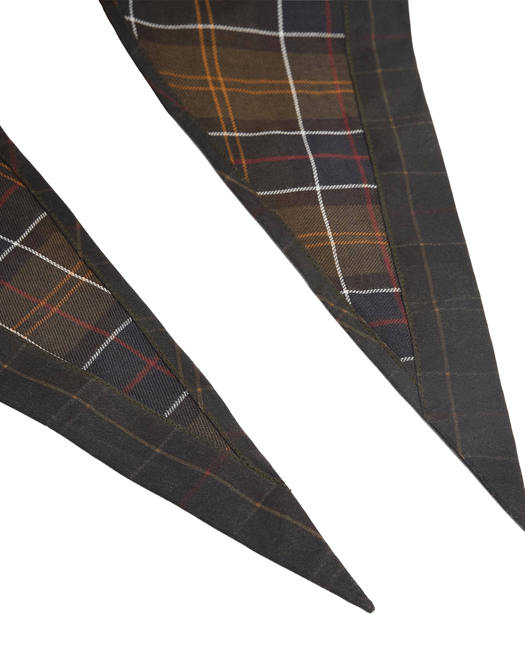 Barbour Scarves ONE Barbour Green Barbour Arlene Wax Tie Headscarf Tn11 Classic Tartan