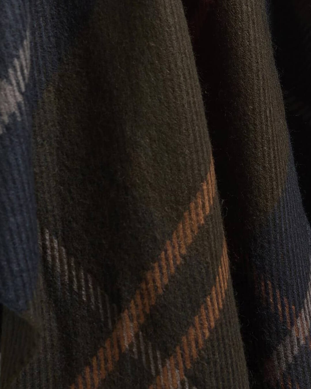 Barbour Scarves ONE Barbour Green Blair Tartan Serape Scarf