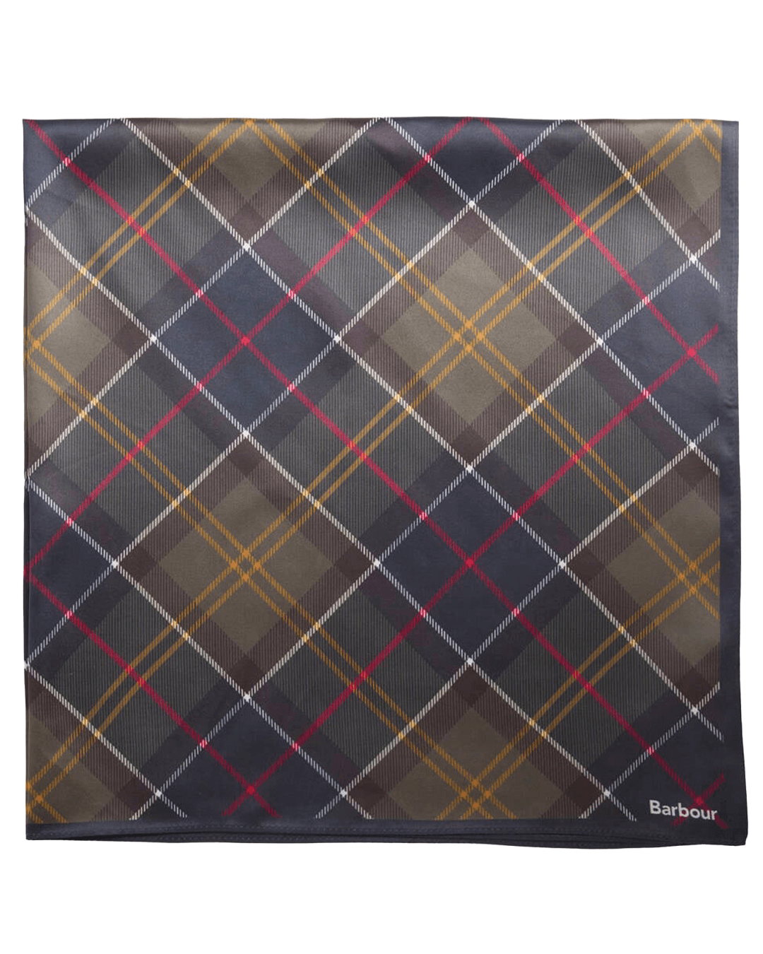 Barbour Scarves ONE Barbour Green Kinsale Classic Tartan Head & Neck Scarf