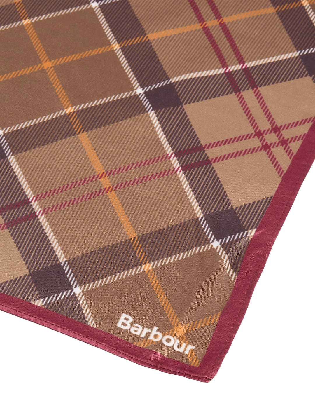 Barbour Scarves ONE Barbour Green Kinsale Muted Tartan Head & Neck Scarf