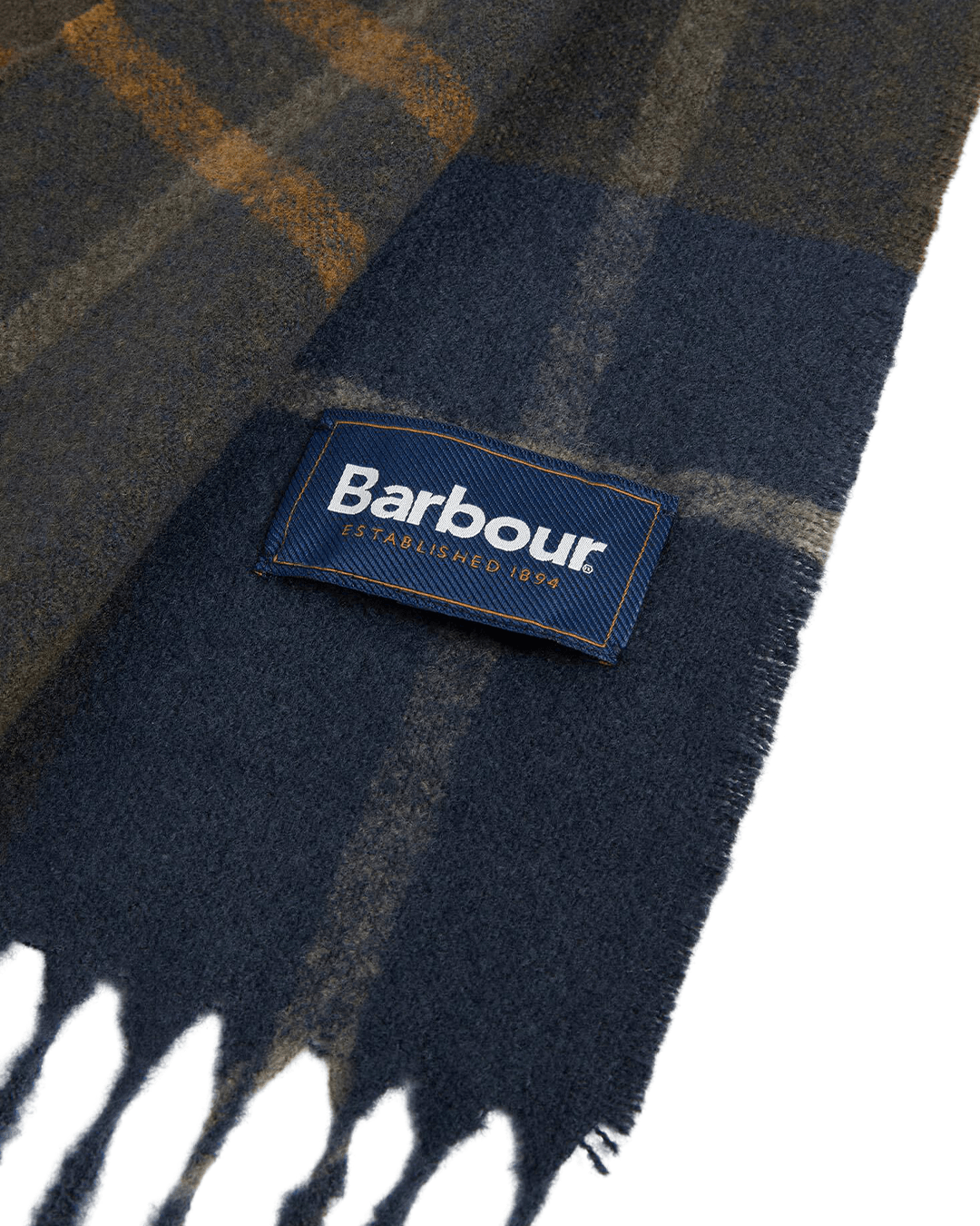 Barbour Scarves ONE Barbour Green Yorklane Tartan Scarf