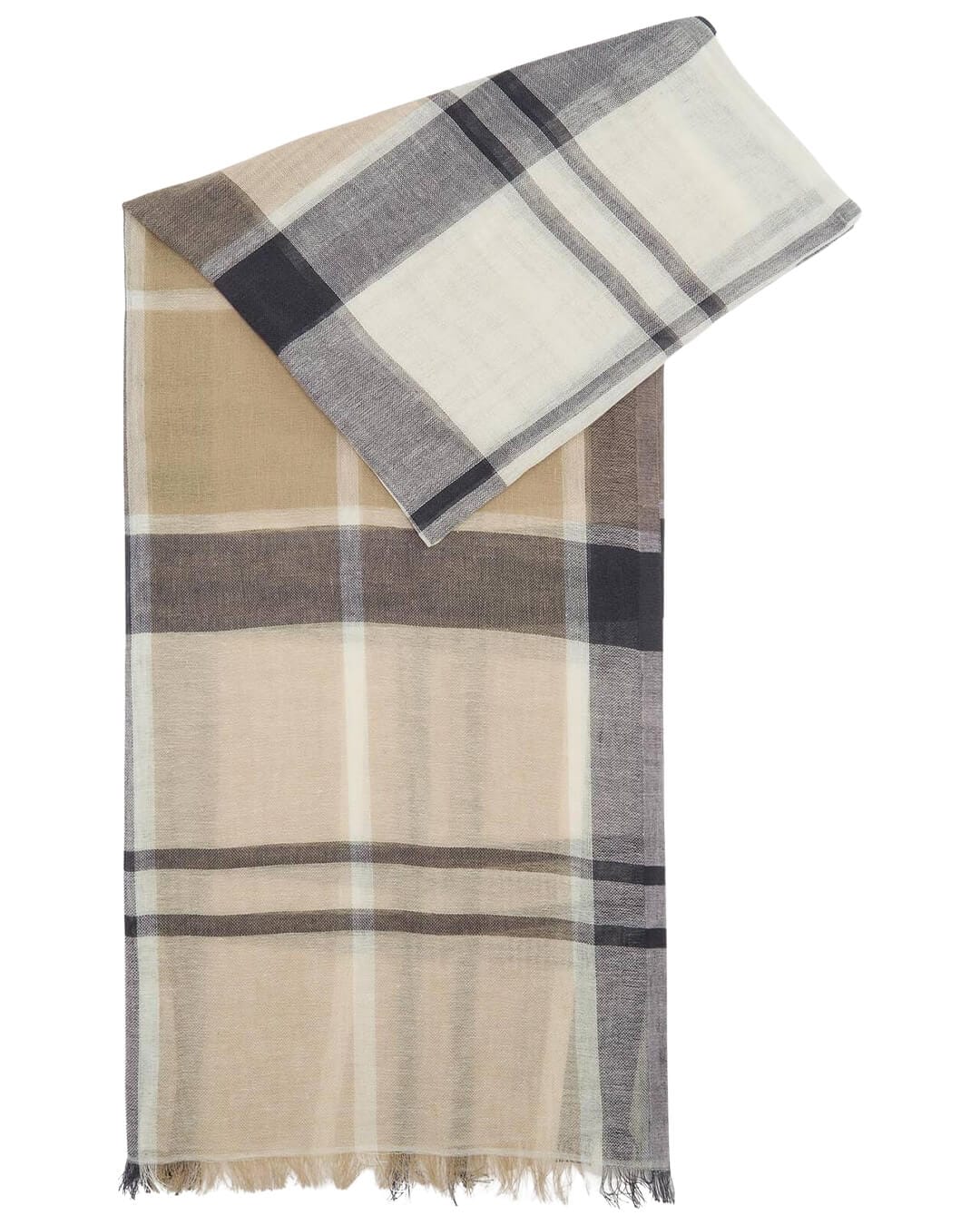 Barbour Scarves ONE Barbour Navy Abigail Tartan Scarf