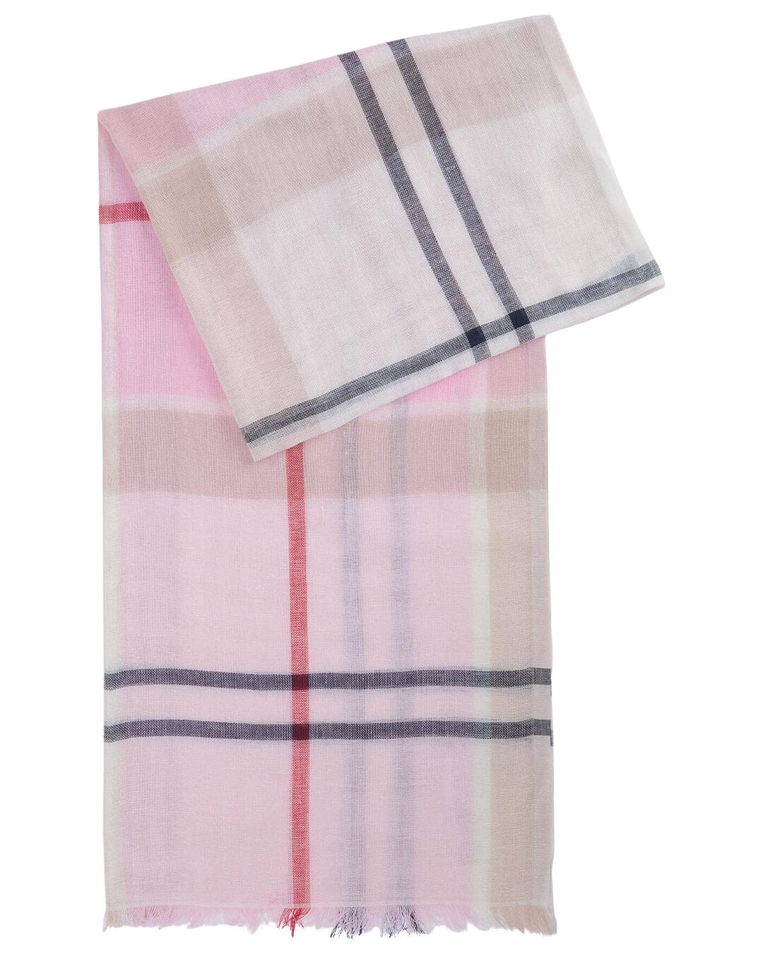 Barbour Scarves ONE Barbour Pink Abigail Tartan Scarf