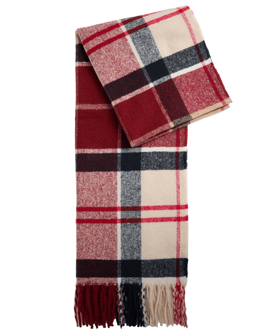Barbour Scarves ONE Barbour Red Deanna Tartan Scarf