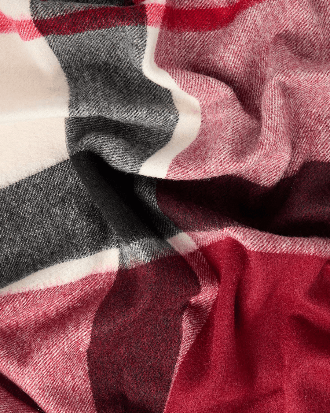 Barbour Scarves ONE Barbour Red Rosefield Tartan Scarf
