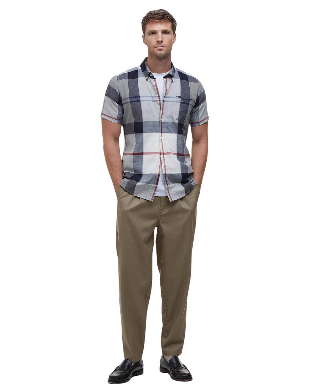 Barbour Shirts Barbour Blue Doughill S/S Shirt