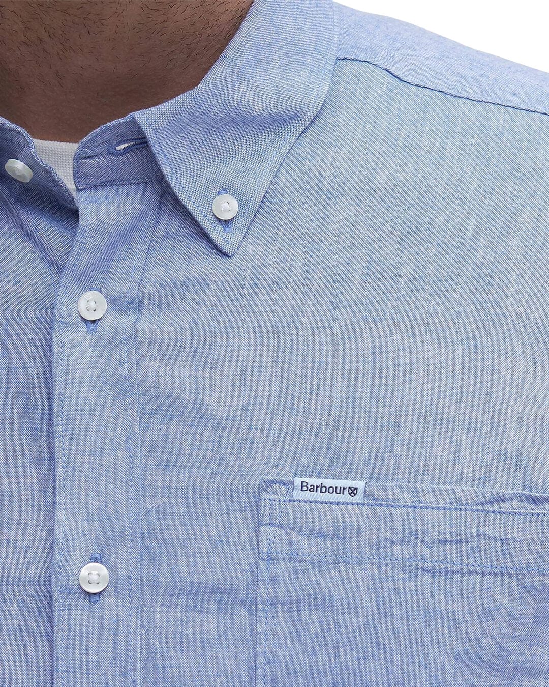 Barbour Shirts Barbour Blue Nelson Tailored Shirt