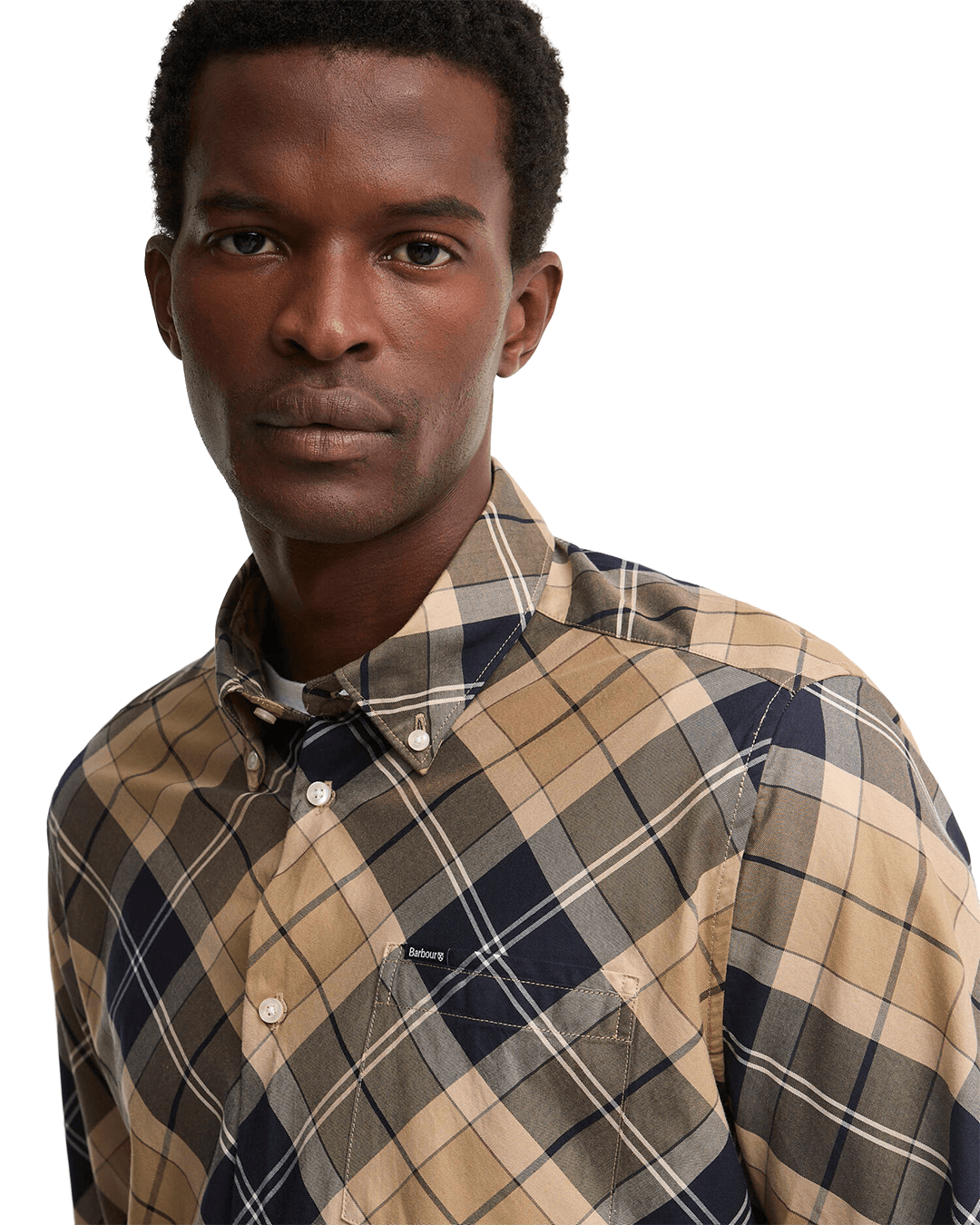Barbour Shirts Barbour Brown Lochton Tailored Tartan Shirt