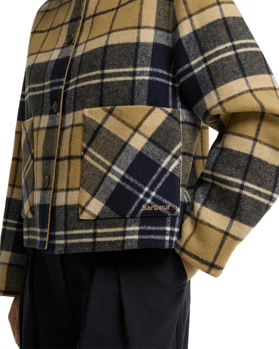 Barbour Shirts Barbour Brown Marlow Tartan Overshirt
