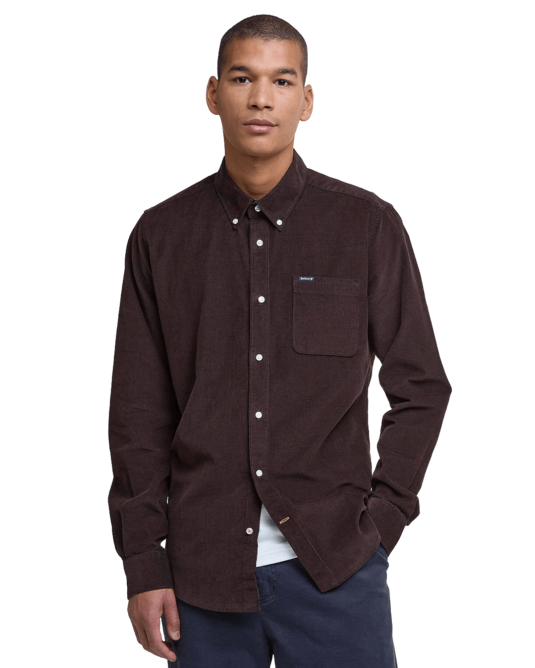 Barbour Shirts 3XL Barbour Dark Brown Ramsey Tailored Shirt