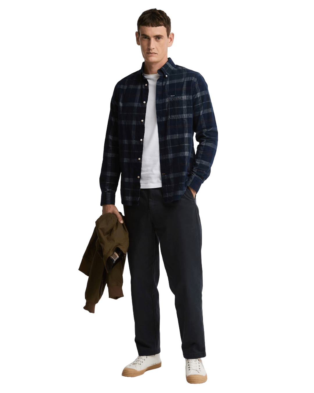 Barbour Shirts Barbour Dark Green Blair Tailored Tartan Shirt