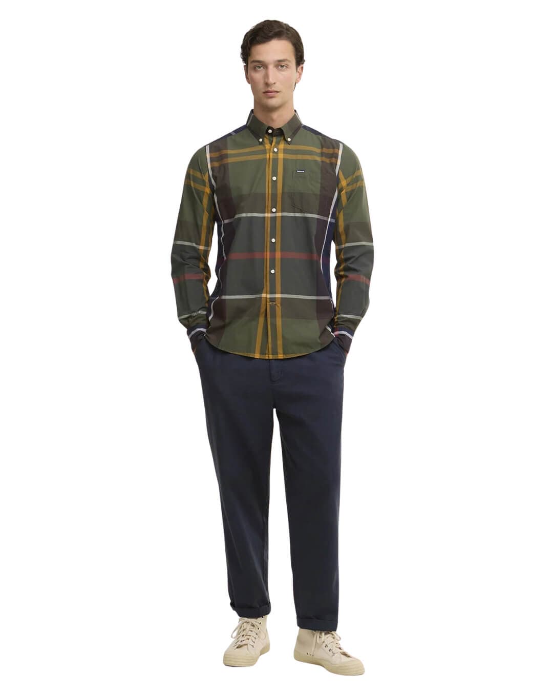 Barbour Shirts Barbour Green Harris Tailored Shirt