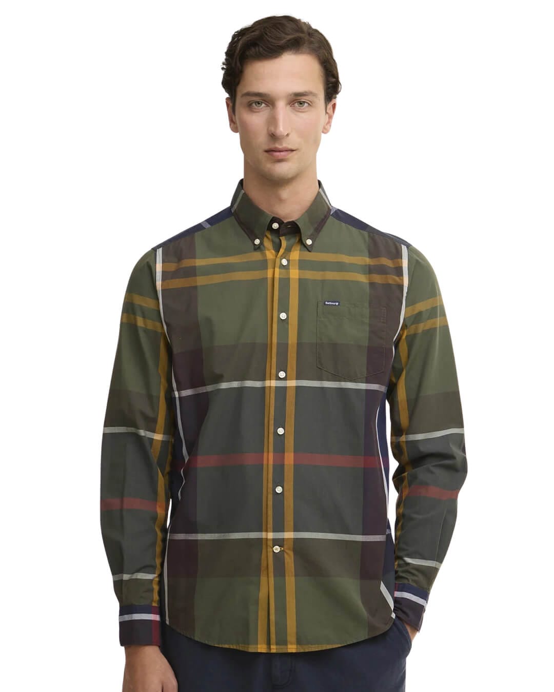 Barbour Shirts Barbour Green Harris Tailored Shirt
