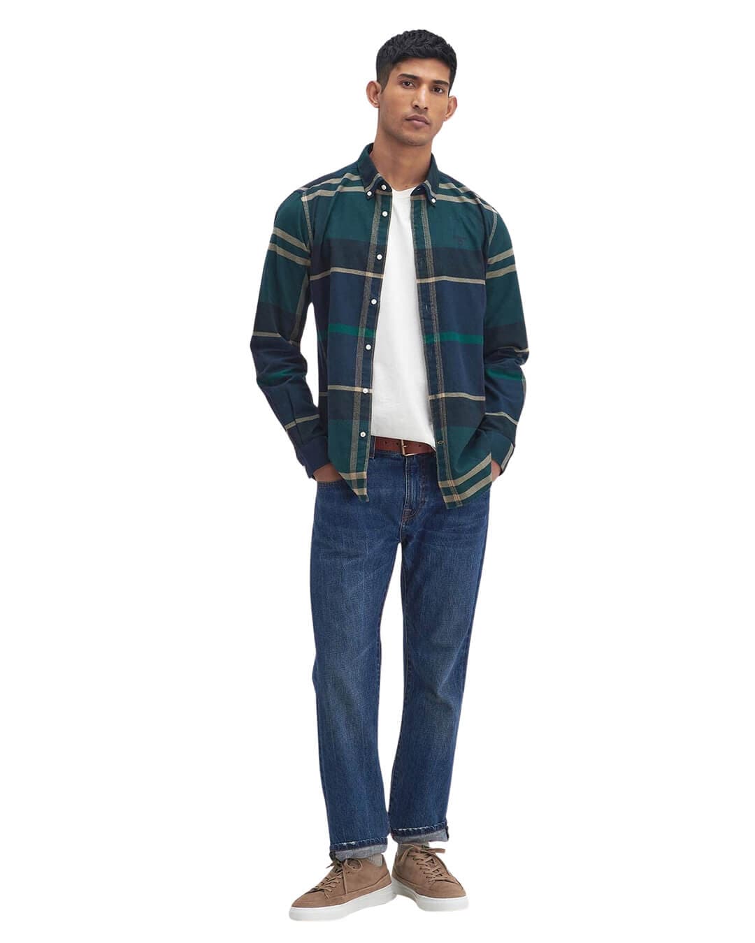 Barbour Shirts Barbour Green Iceloch Shirt Tn23 Loch