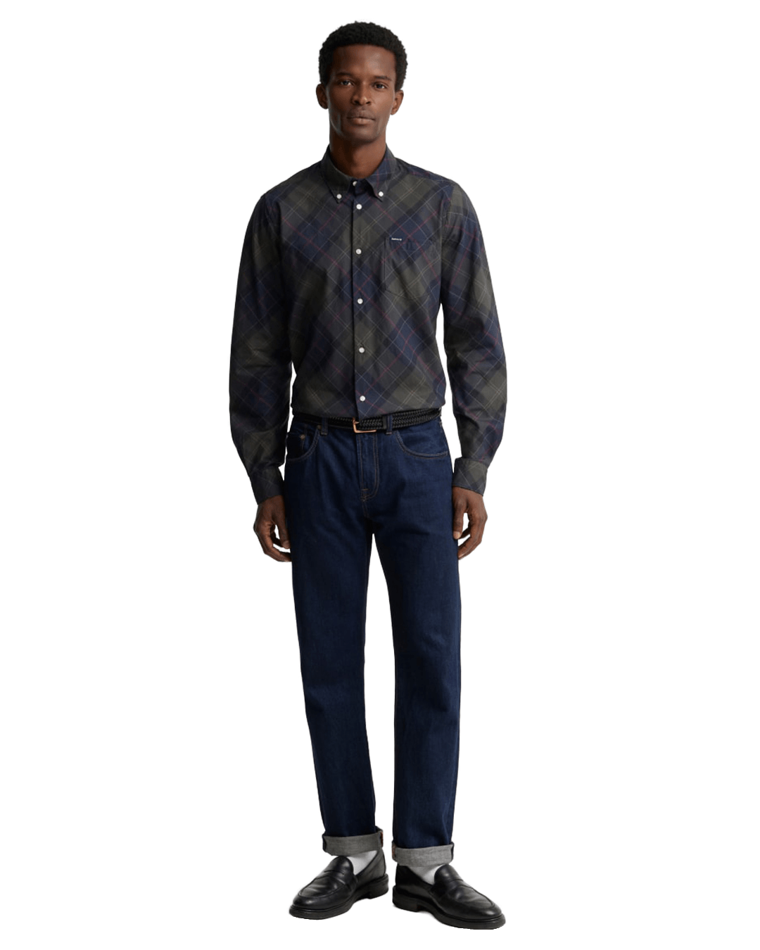 Barbour Shirts Barbour Green Lochton Tailored Tartan Shirt