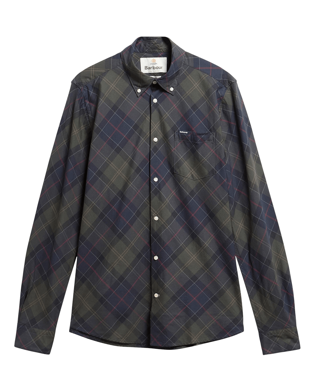 Barbour Shirts Barbour Green Lochton Tailored Tartan Shirt