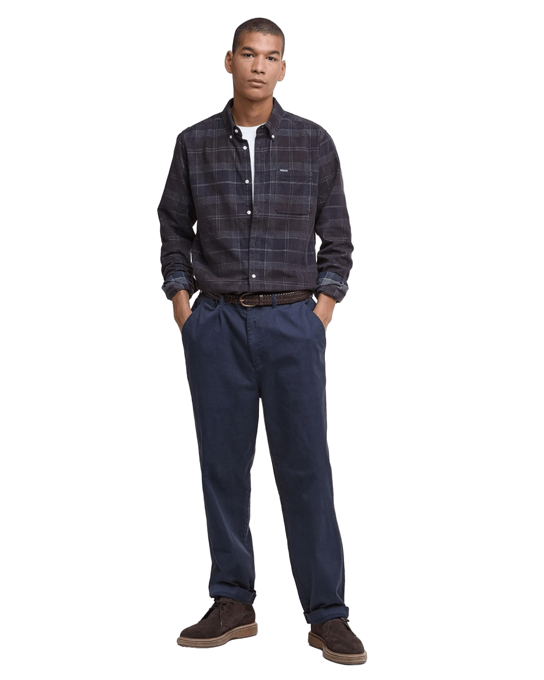 Barbour Shirts Barbour Grey Blair Tailored Tartan Shirt