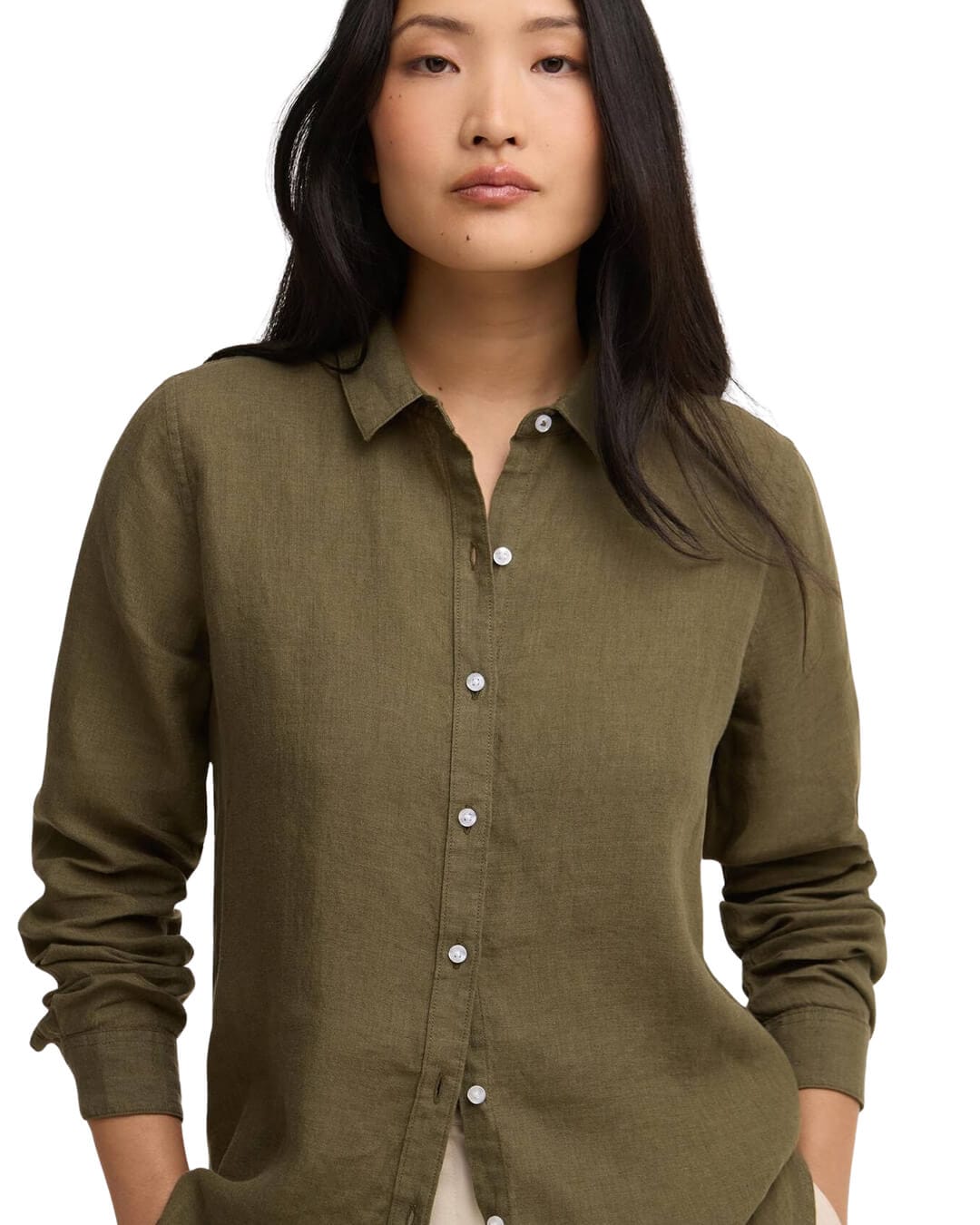 Barbour Shirts Barbour Khaki Marine Shirt