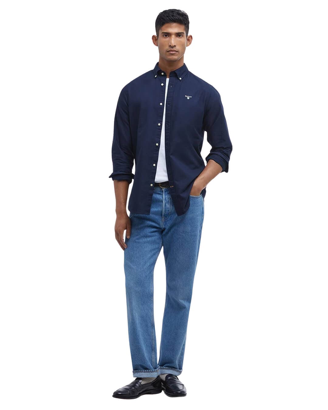 Barbour Shirts Barbour Navy Oxtown Tailored Shirt