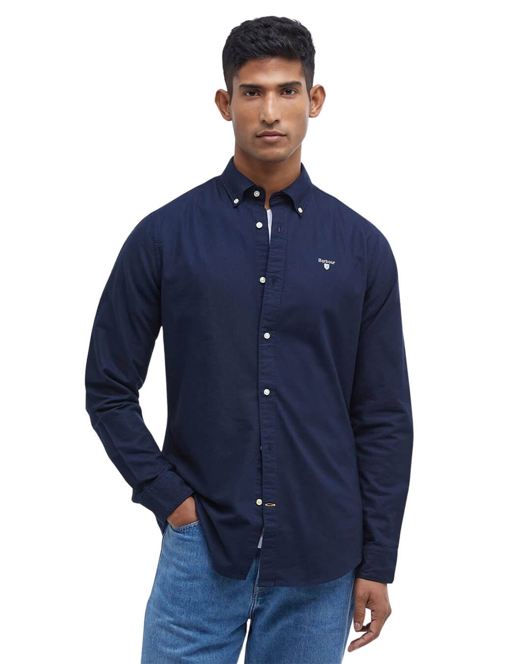 Barbour Shirts Barbour Navy Oxtown Tailored Shirt