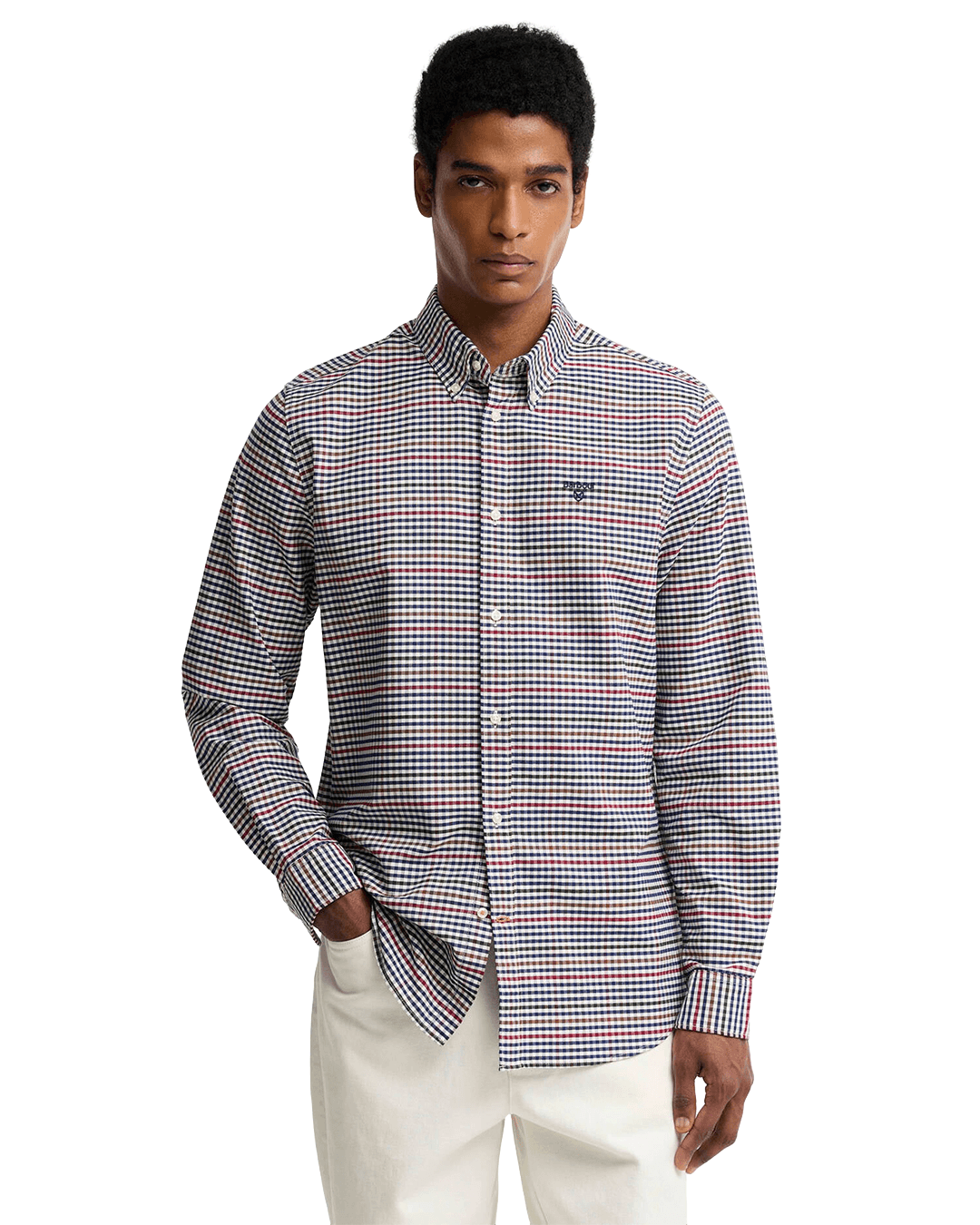 Barbour Shirts Barbour Navy Rickwood Shirt