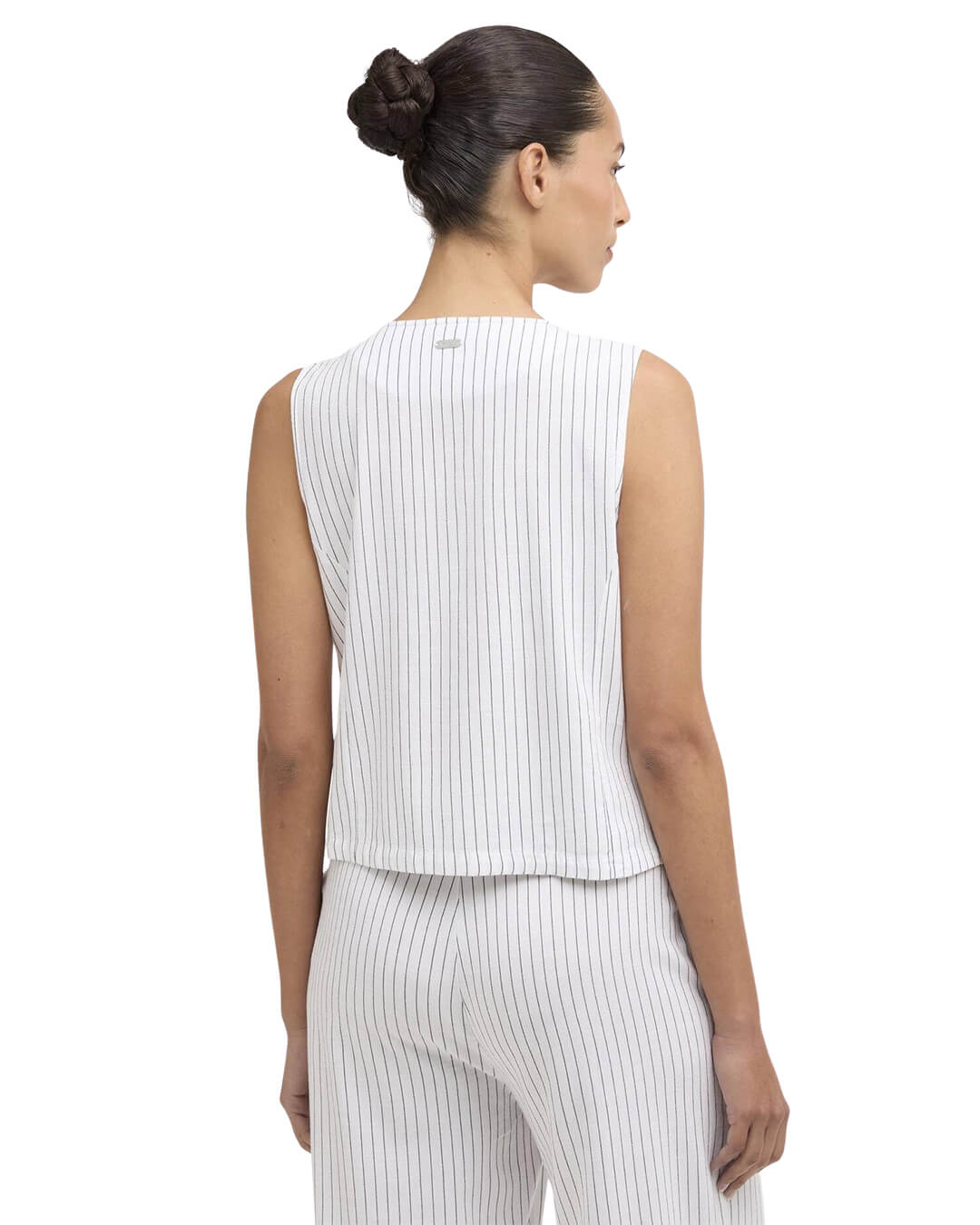 Barbour Shirts Barbour Navy Sloane Top Wh12 White/Dark Navy Stripe