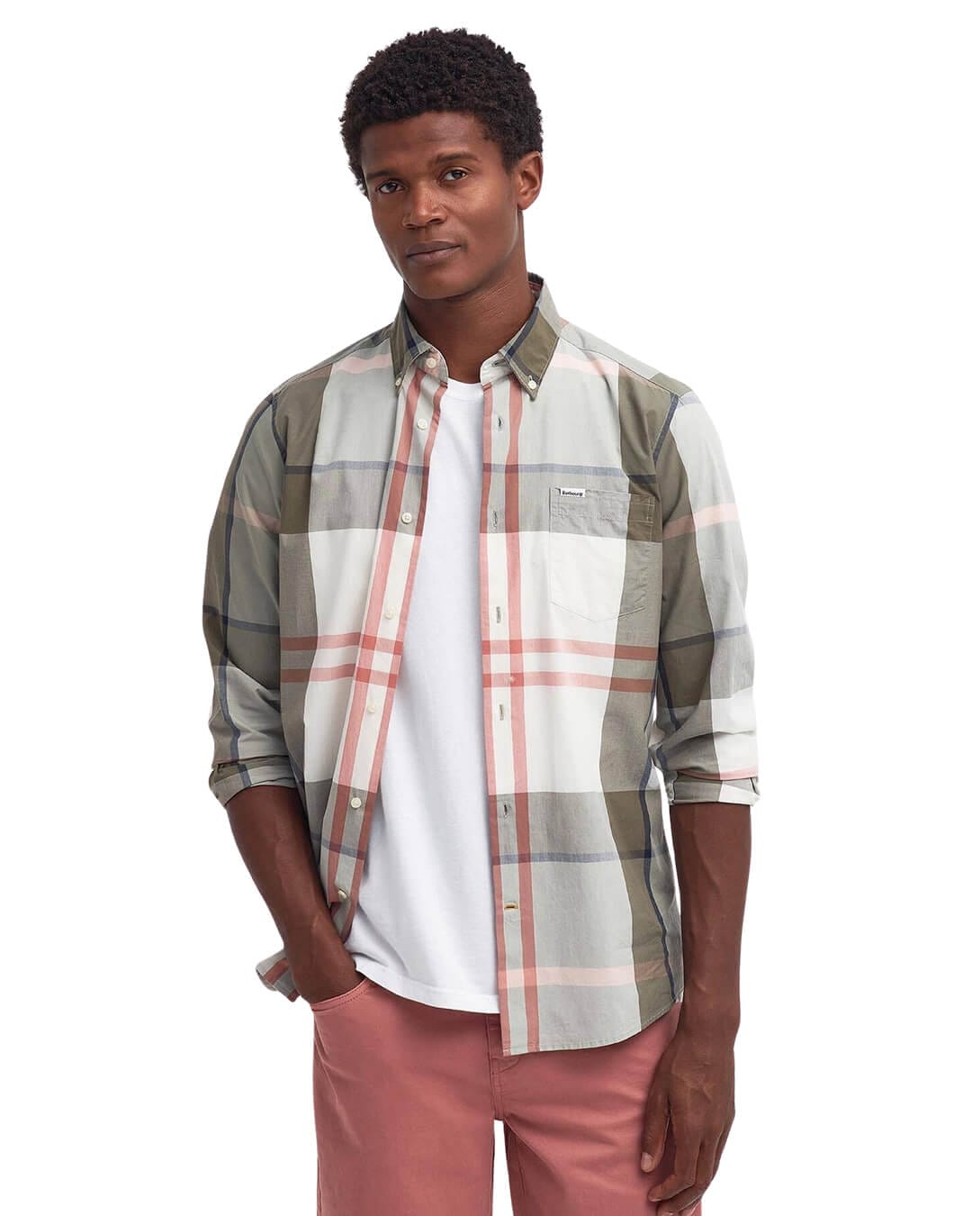 Barbour Shirts Barbour Olive Harris Tailored Shirt