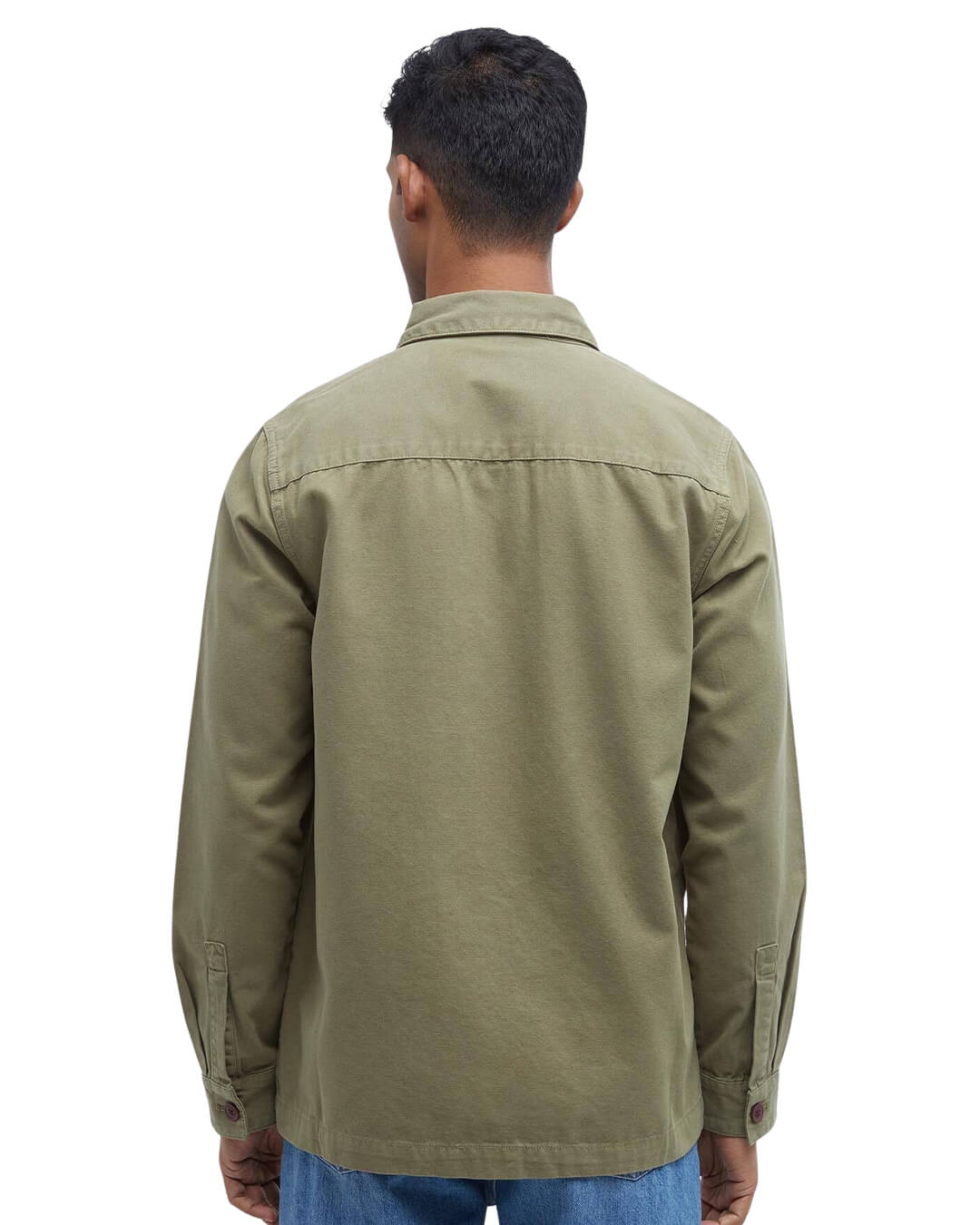 Barbour Shirts Barbour Olive Washed Overshirt