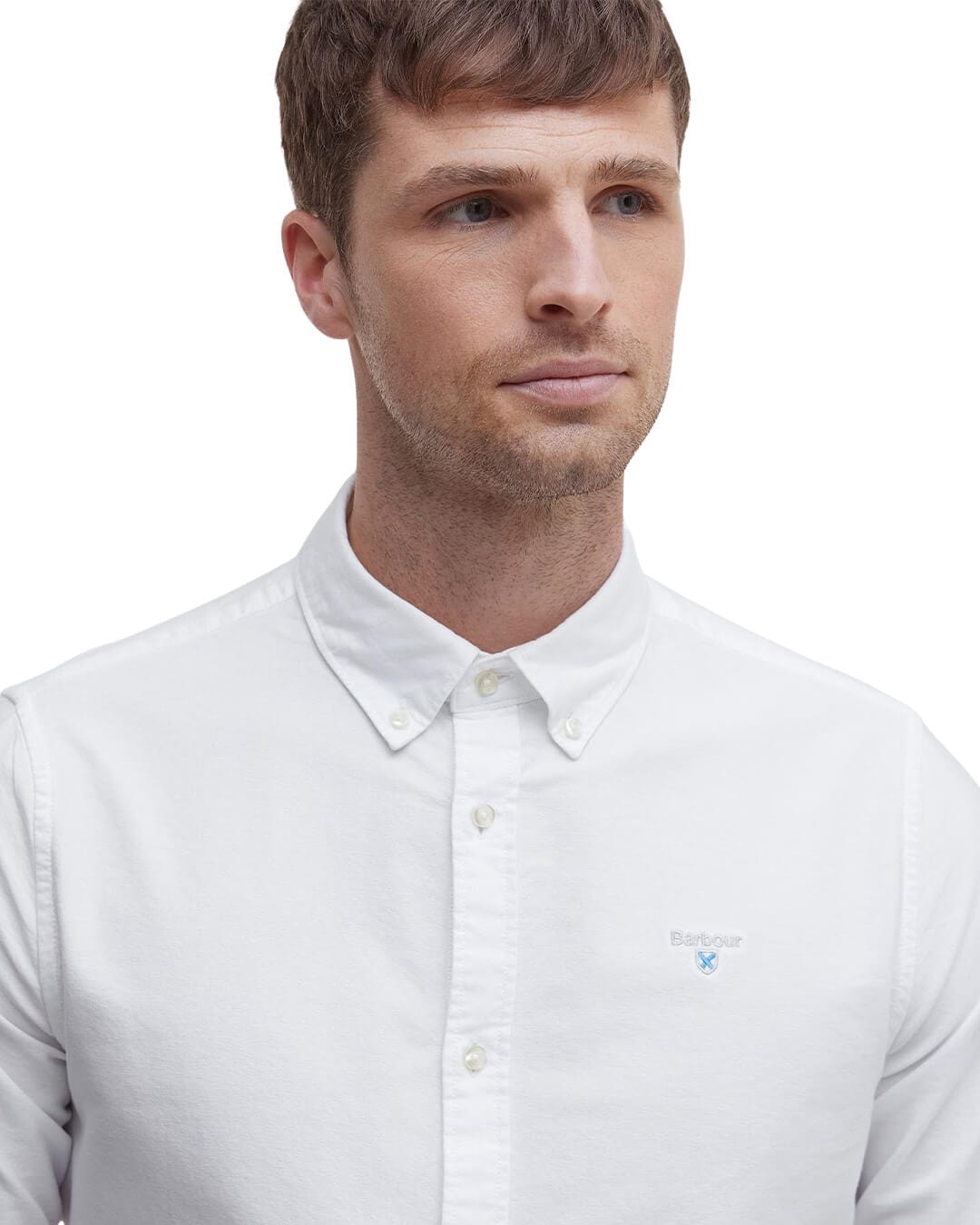 Barbour Shirts Barbour OXTOWN TF SHIRT WH11 WHITE