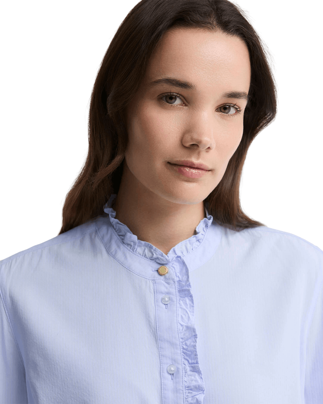 Barbour Shirts Barbour Pale Blue Antoinette Shirt