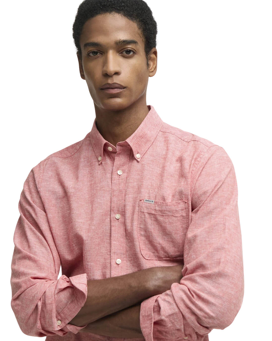Barbour Shirts Barbour Red Nelson Tailored Shirt