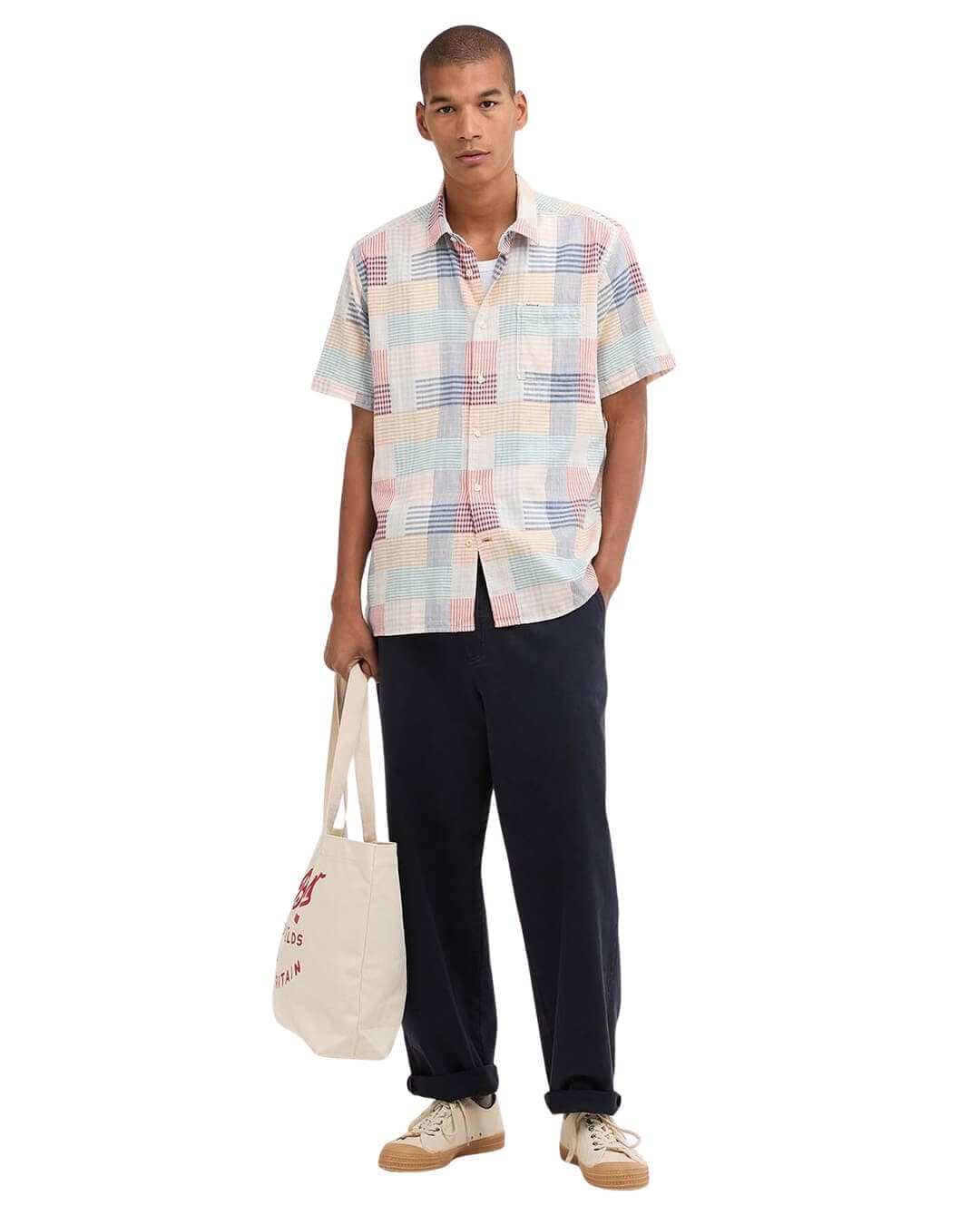 Barbour Shirts Barbour Red Oakshore Summer Shirt Re51 Red