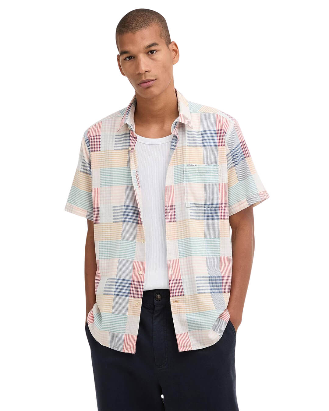 Barbour Shirts Barbour Red Oakshore Summer Shirt Re51 Red