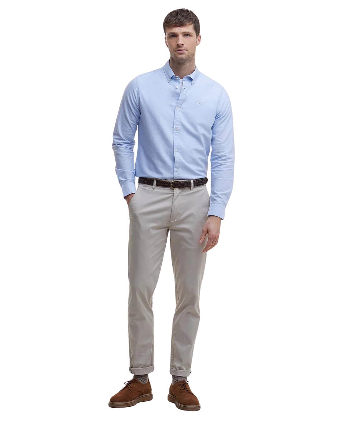 Barbour Shirts Barbour Sky Oxtown Tailored Shirt