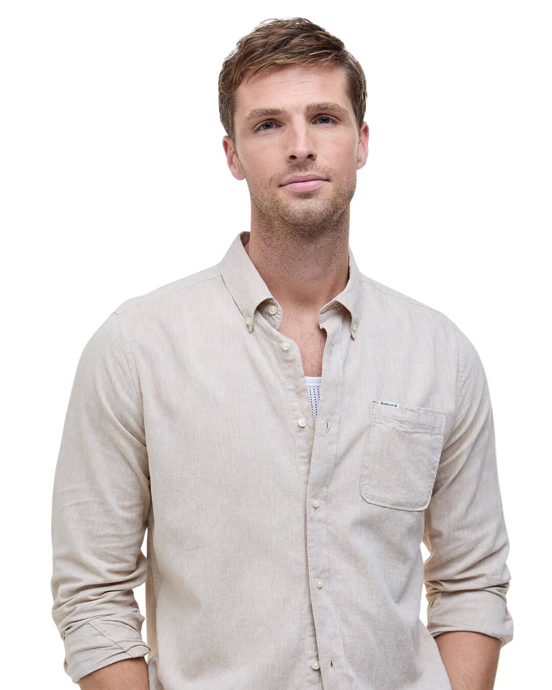 Barbour Shirts Barbour Stone Nelson Tailored Shirt