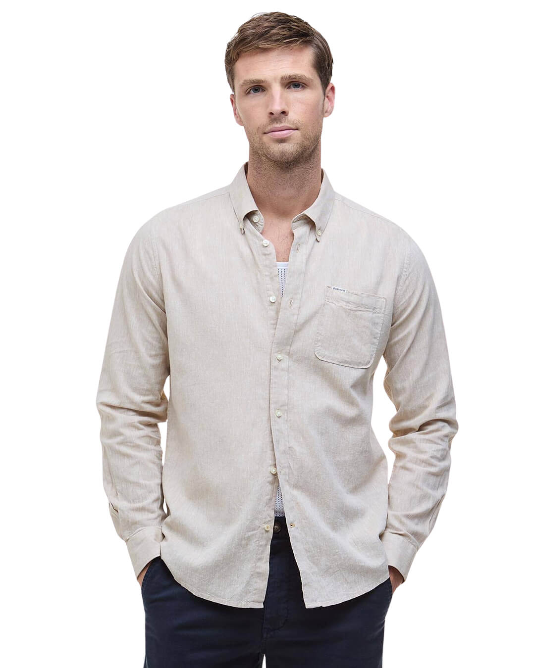 Barbour Shirts Barbour Stone Nelson Tailored Shirt