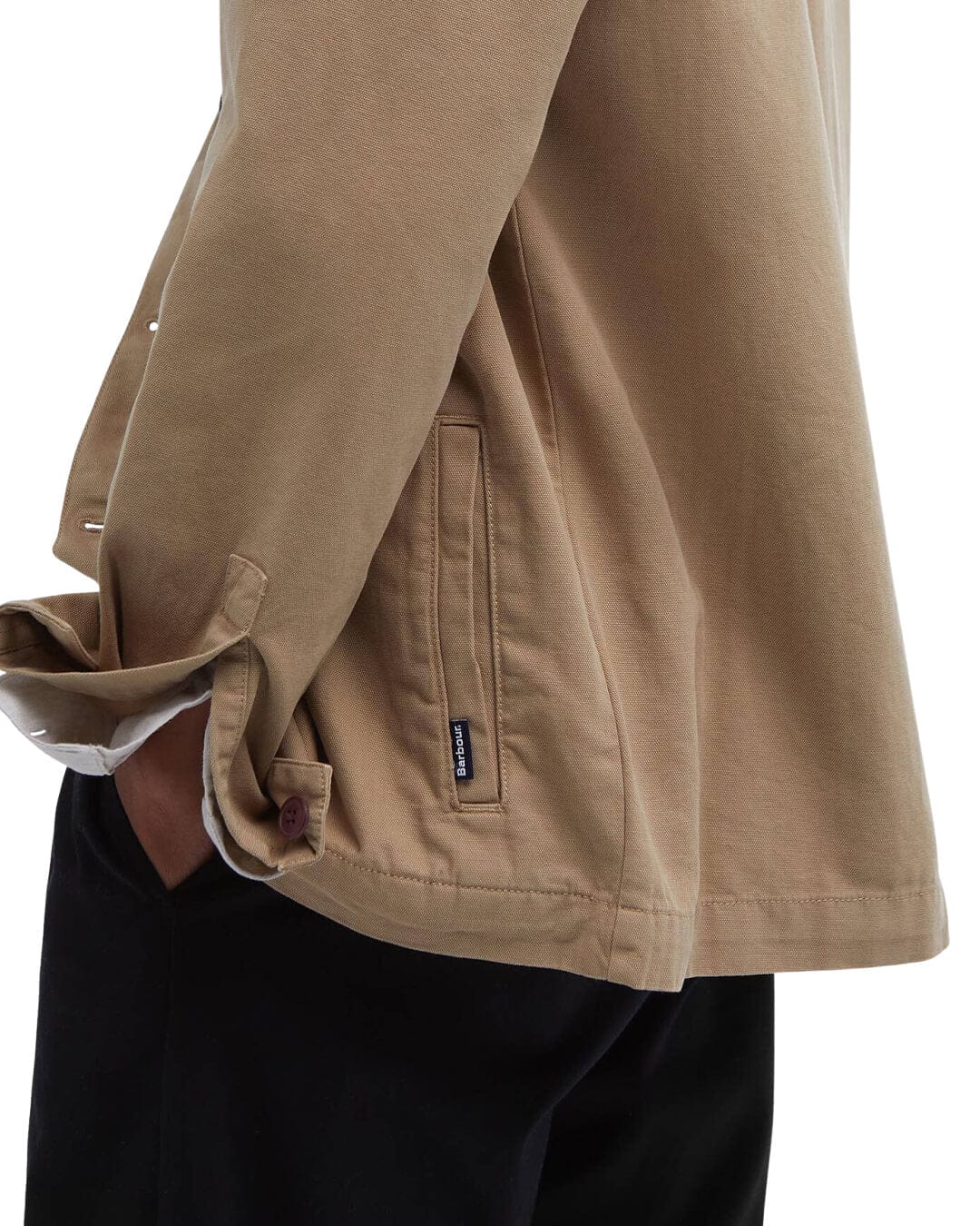 Barbour Shirts Barbour Stone Washed Overshirt St17 Washed Stone