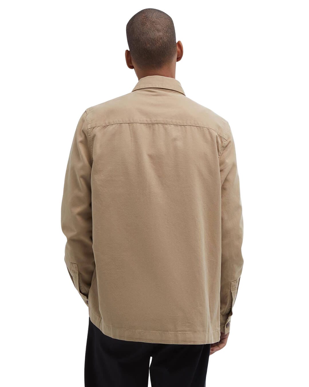 Barbour Shirts Barbour Stone Washed Overshirt St17 Washed Stone