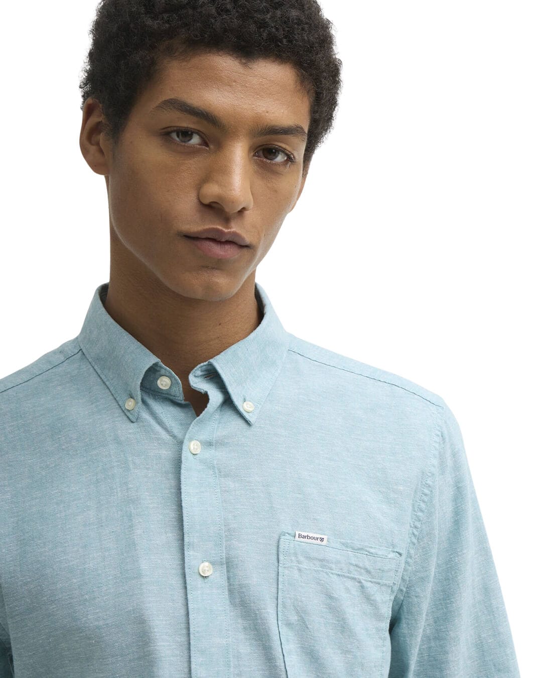 Barbour Shirts Barbour Teal Nelson Tailored Shirt