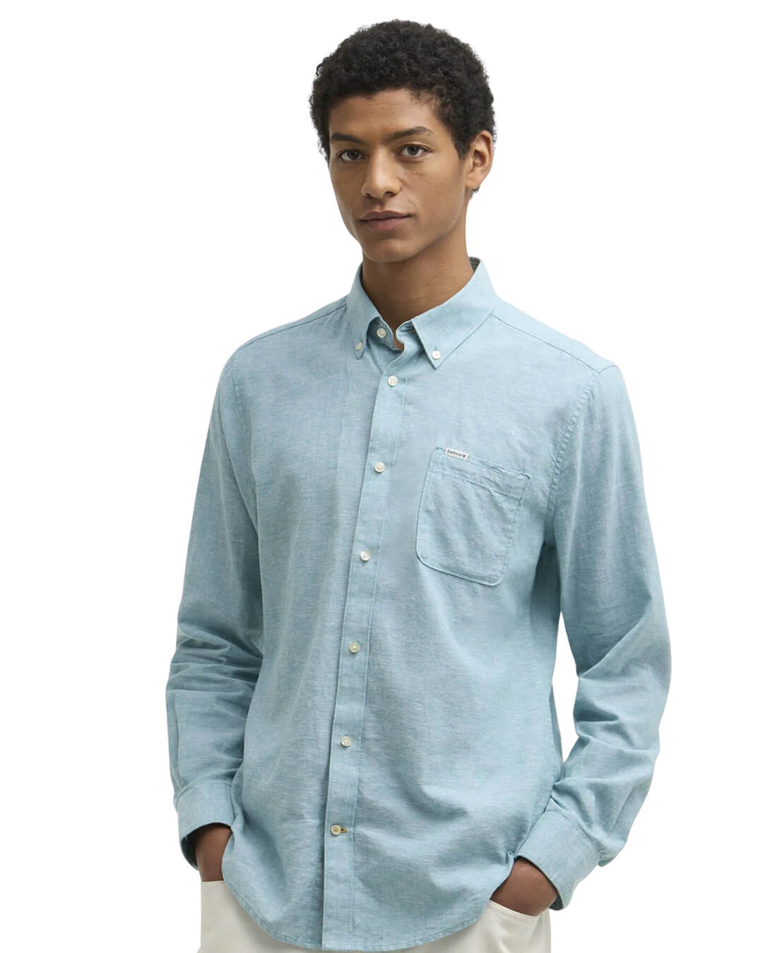 Barbour Shirts Barbour Teal Nelson Tailored Shirt