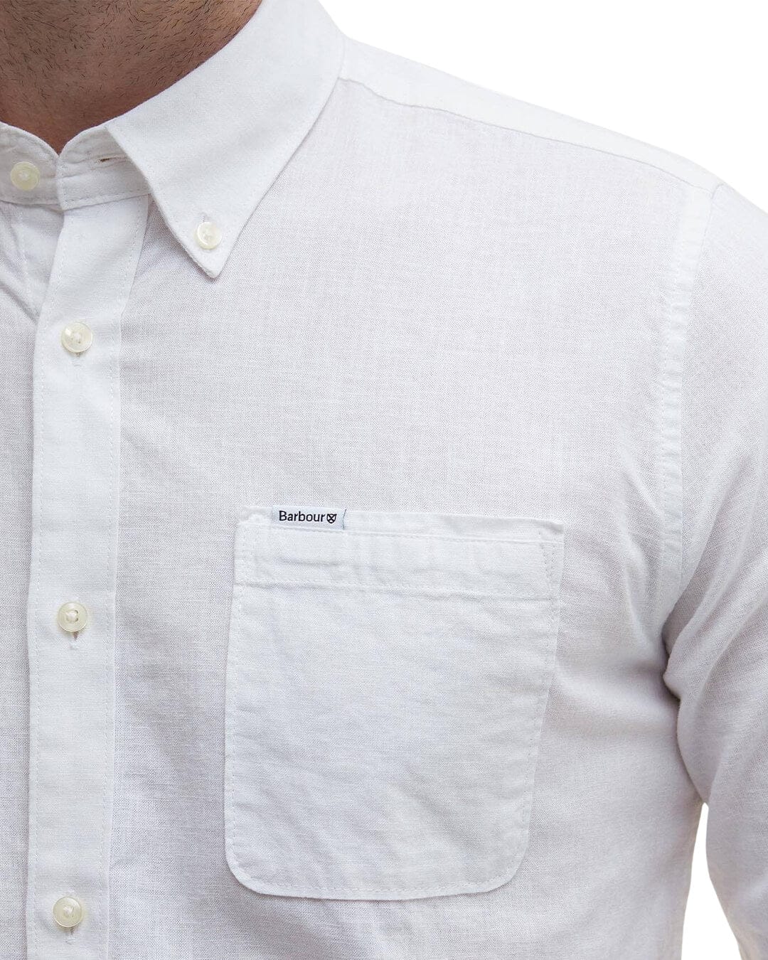 Barbour Shirts Barbour White Nelson Tailored Shirt