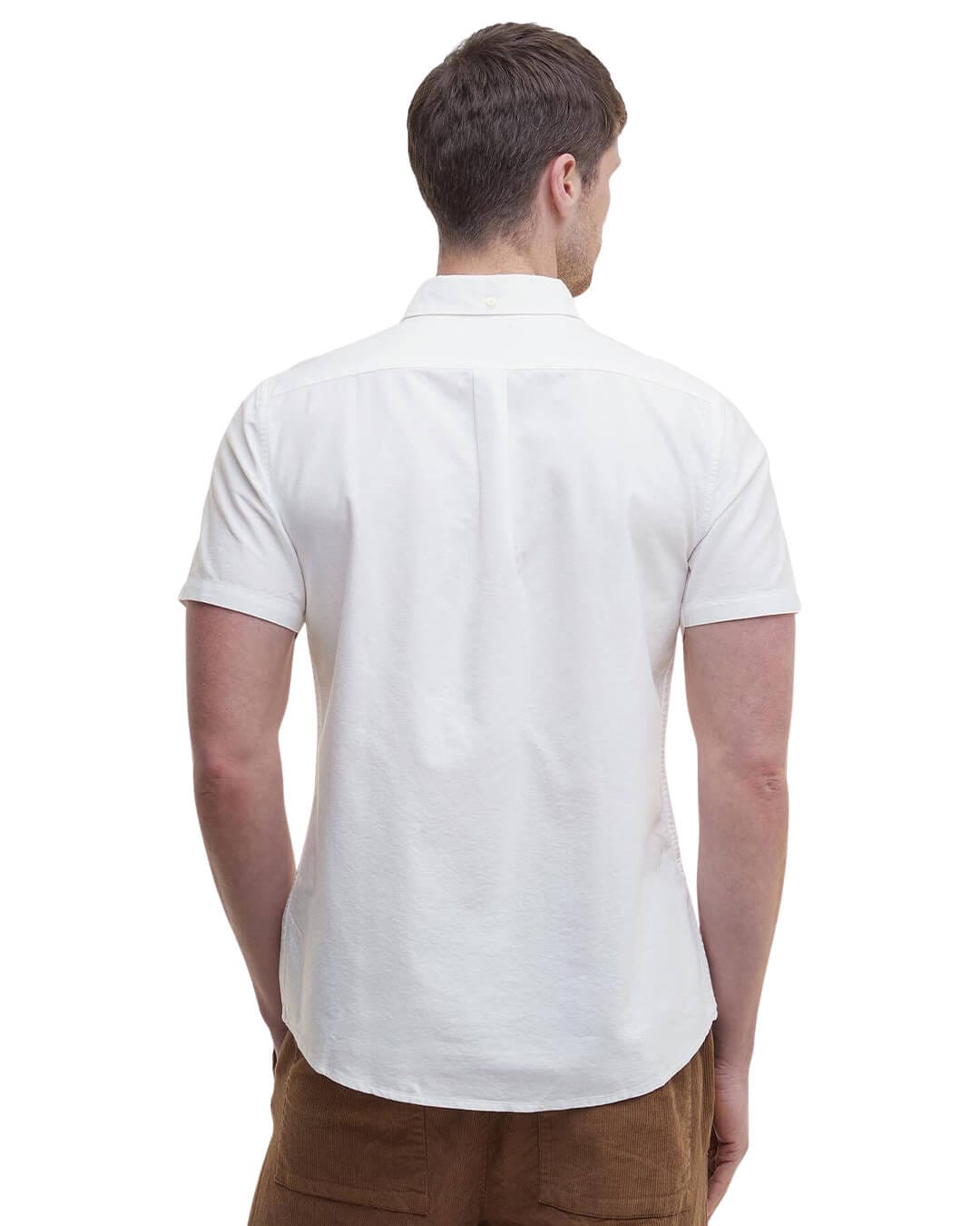 Barbour Shirts Barbour White Oxtown S/S Tailored Shirt