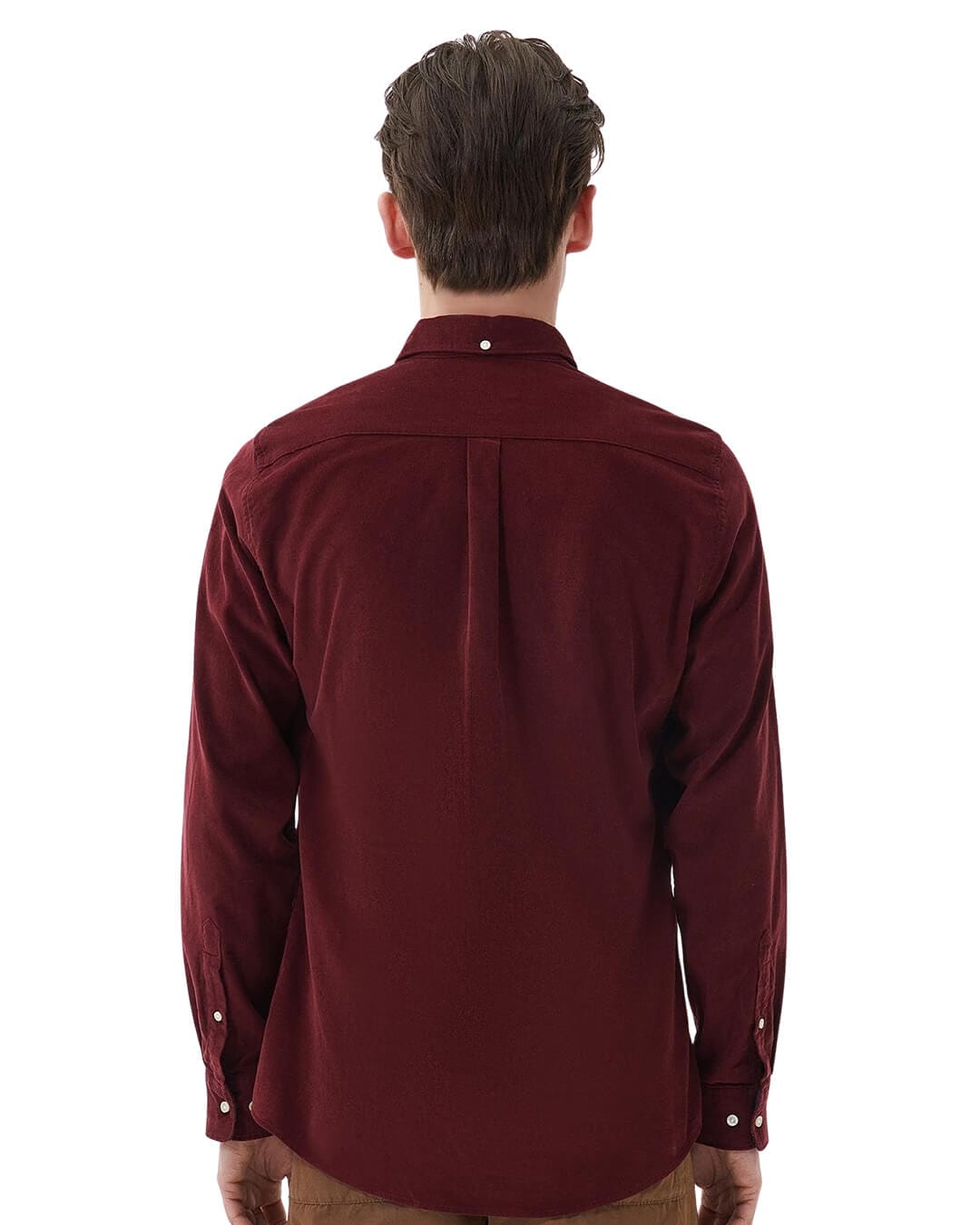 Barbour Shirts Barbour Yaleside Burgundy Tailored Shirt