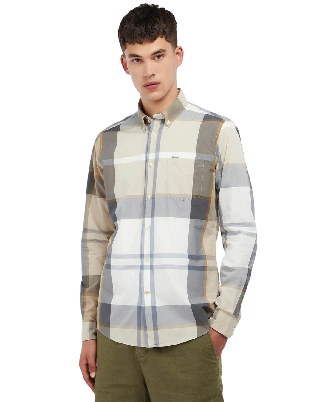Barbour Shirts HARRIS TAILORED SHIRT TN88 AMBLE SAND TARTAN Sand