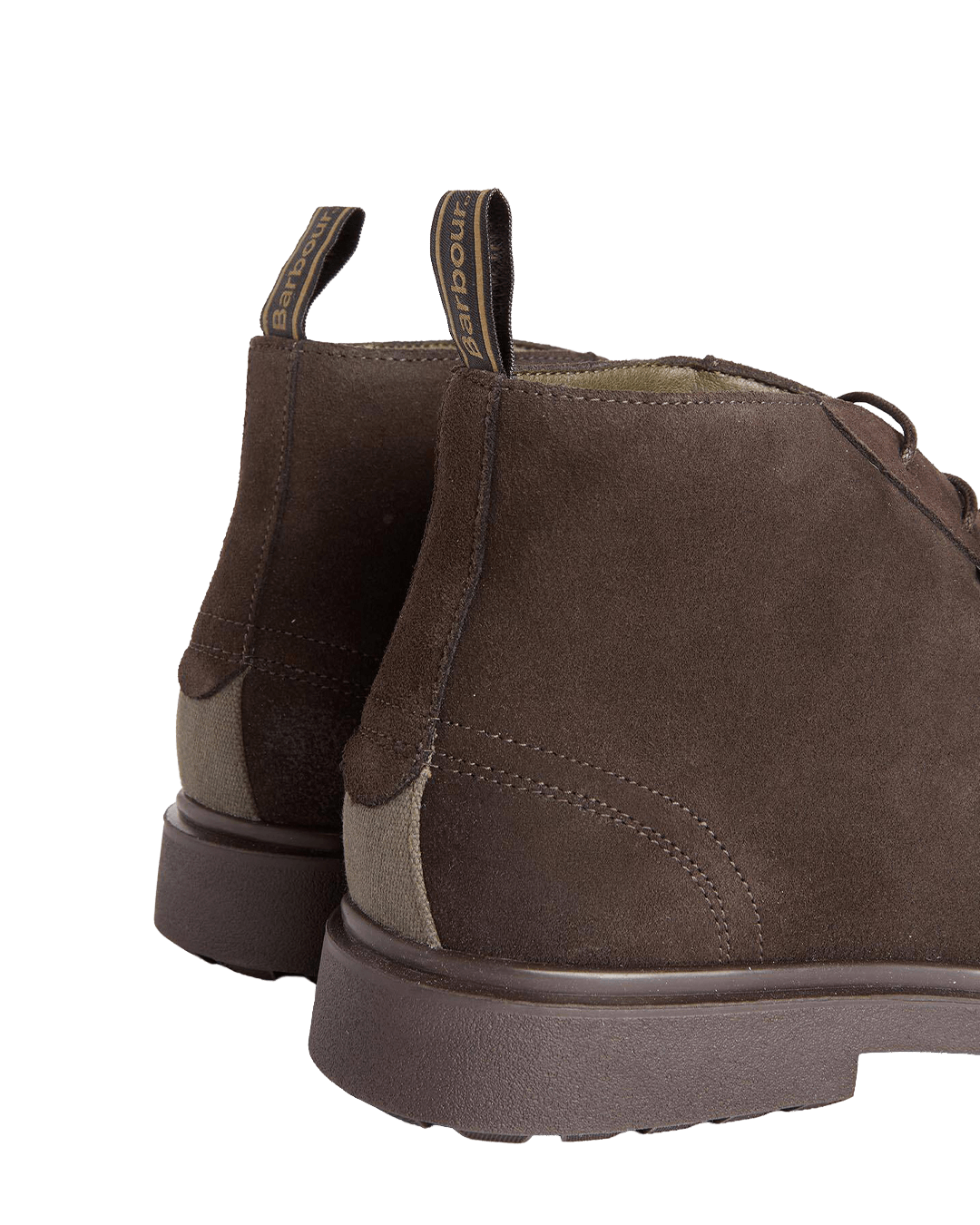 Barbour Shoes Barbour Dark Brown Meays Suede Chukka Boots