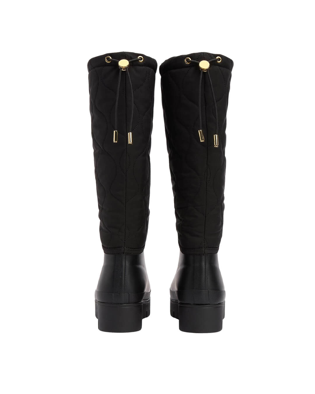 Barbour Shoes Barbour MARNIE QUILT TALL WELLY BK11 BLACK