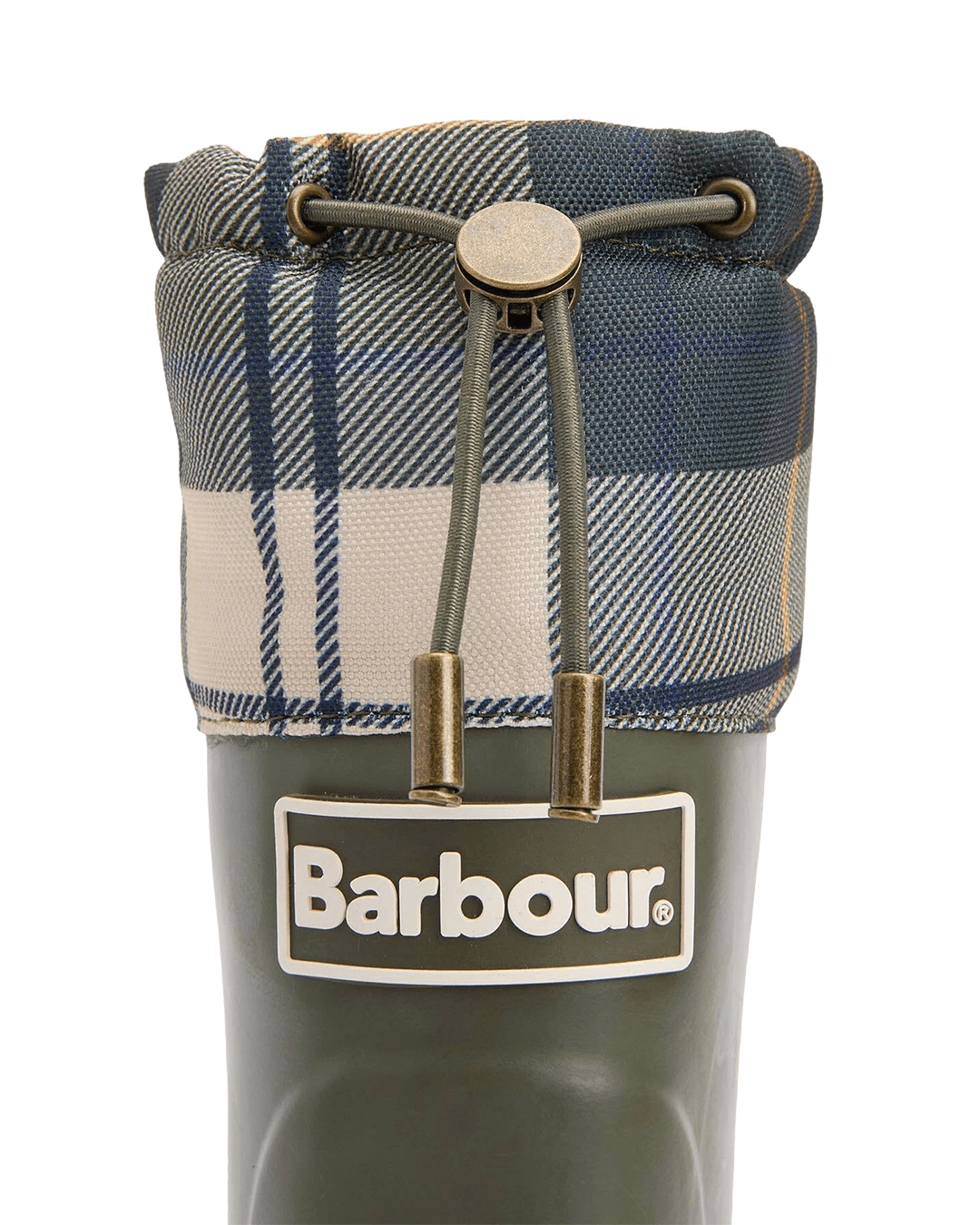 Barbour Shoes Barbour Olive Tartan Mowbray Mid Wellies