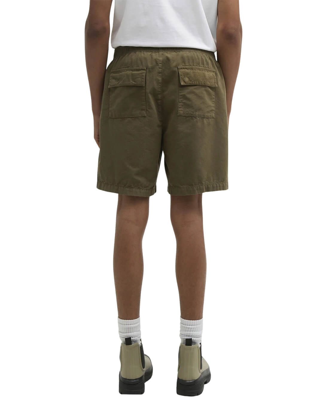 Barbour Shorts Barbour Green Declan Patch Short Gn61 Ivy Green
